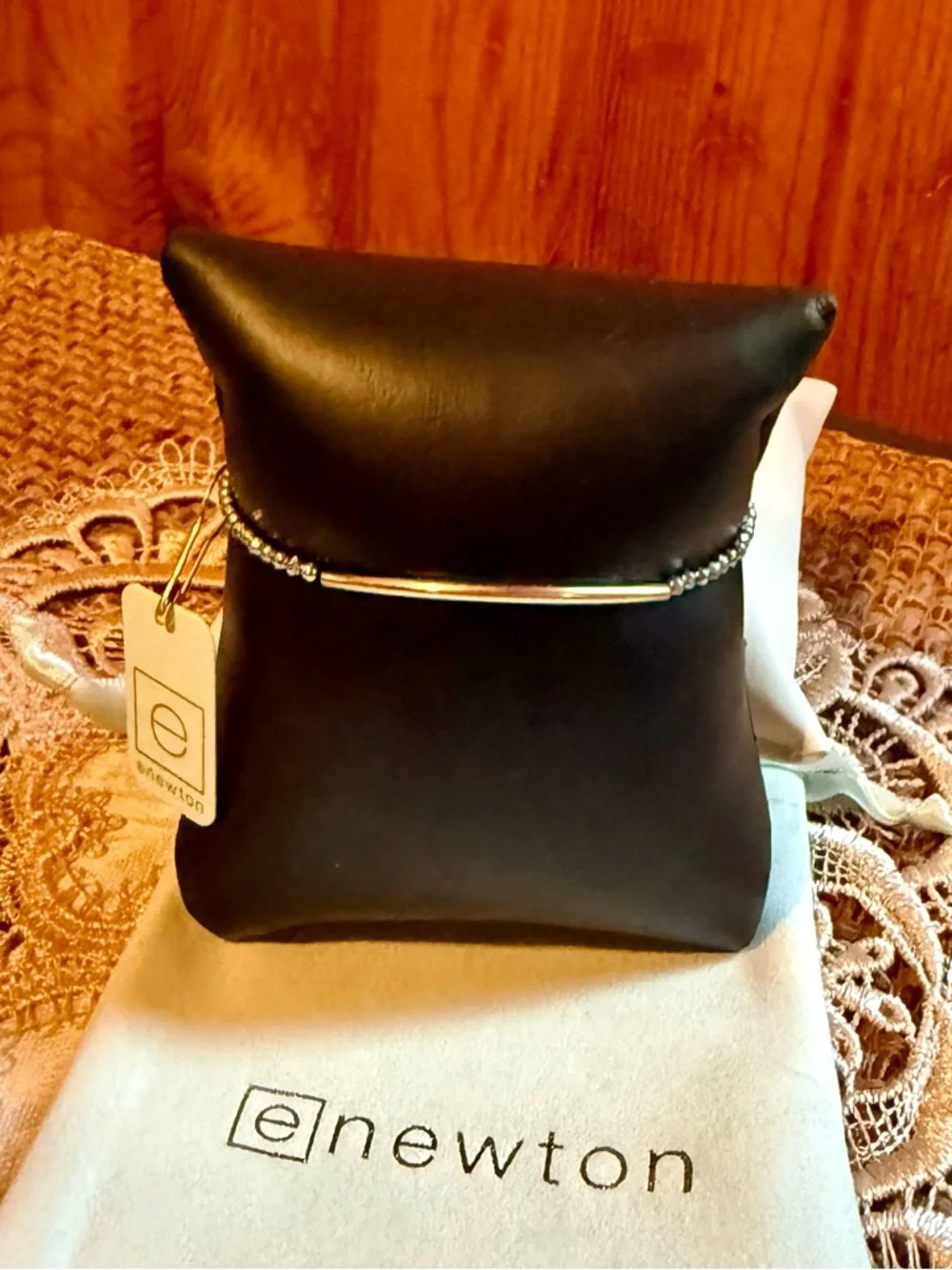 Enewton Hematite Bliss Bar Bracelet